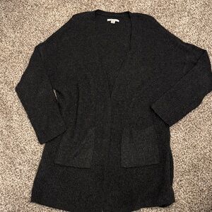 American Eagle Women's Charcoal Sweater Cardigan